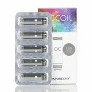 Pack of 5 Vaporesso Orca Solo mesh replacement coils, compatible with the Orca Solo Plus Starter Kit, designed for enhanced flavor, smooth vapor production, and reliable performance